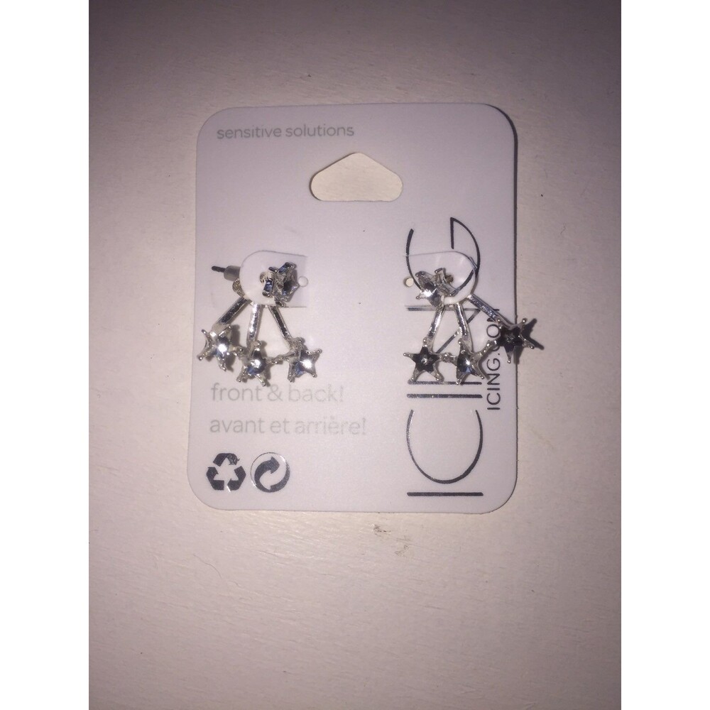 Star Earrings from icing NWT